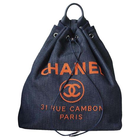 chanel drawstring bag canvas|chanel backpack ioffer.